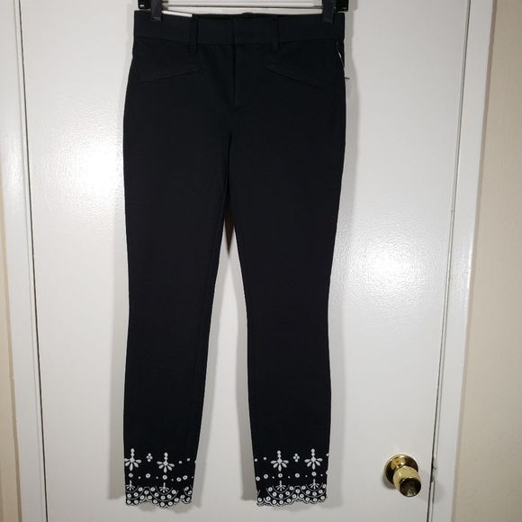 GAP Pants - Gap for Good Skinny Ankle Embroidered Jegging Pants Size 00